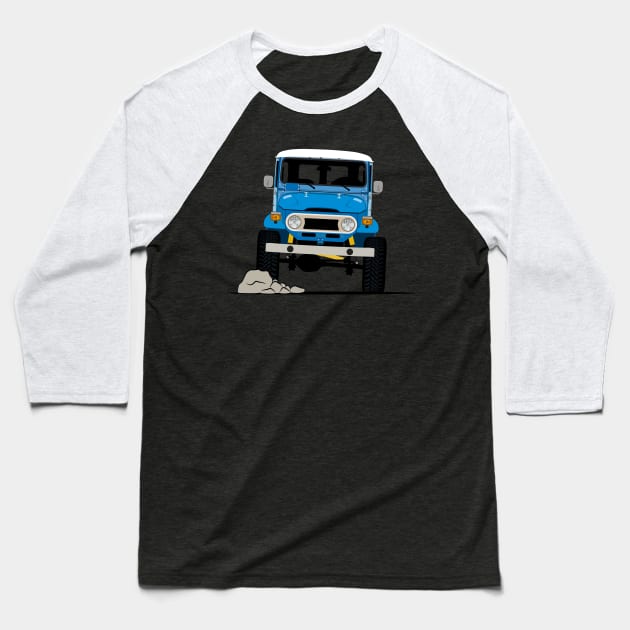 Land Cruiser FJ40 Baseball T-Shirt by AutomotiveArt